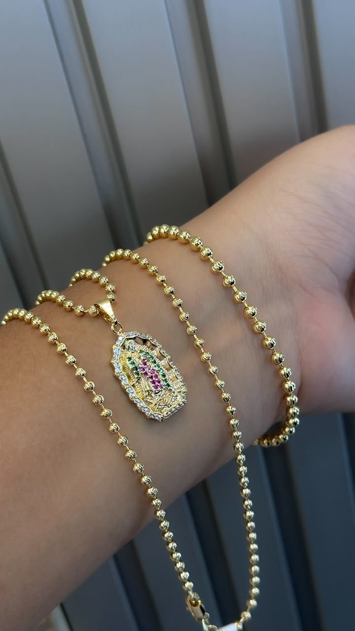 Cadenas de oro laminado 18k