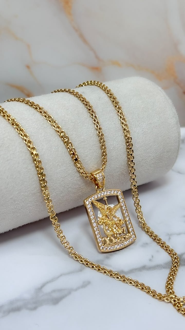 Cadenas de oro laminado 18k