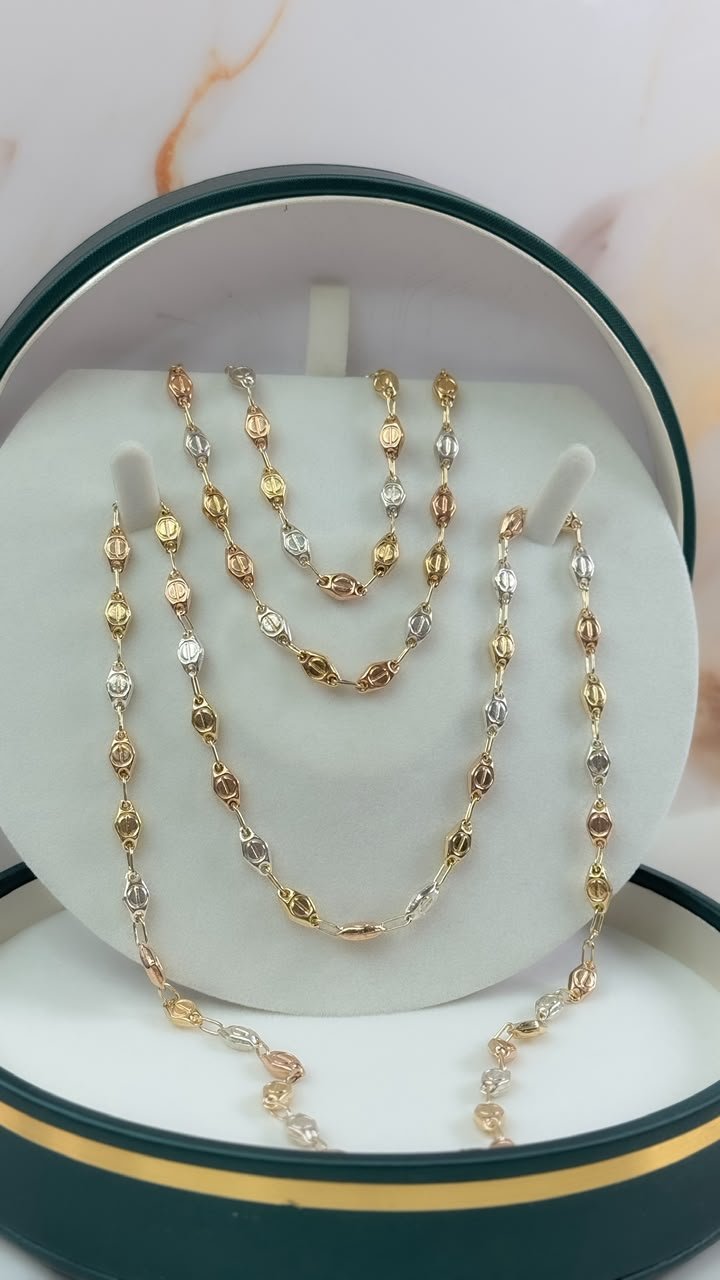 Cadenas de oro laminado 18k