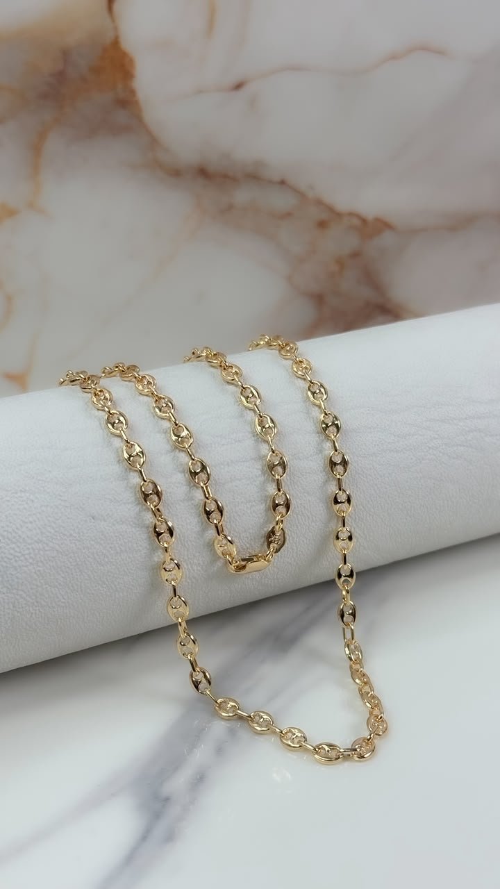 Cadenas de oro laminado 18k
