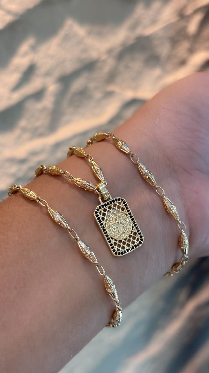 Cadenas de oro laminado 18k