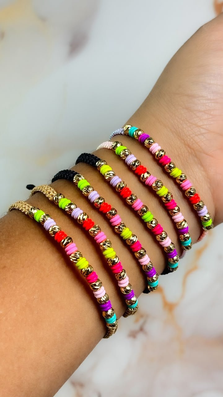 Pulseras de oro laminado 18k